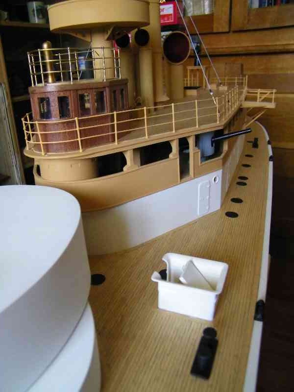 Maquette Arkansas, réalisation de modélisme naval