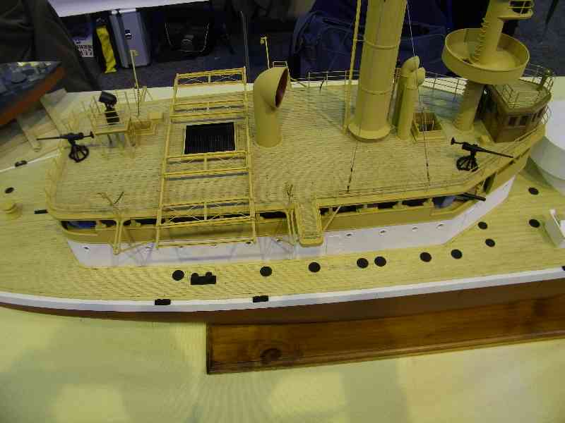 Maquette Arkansas, réalisation de modélisme naval