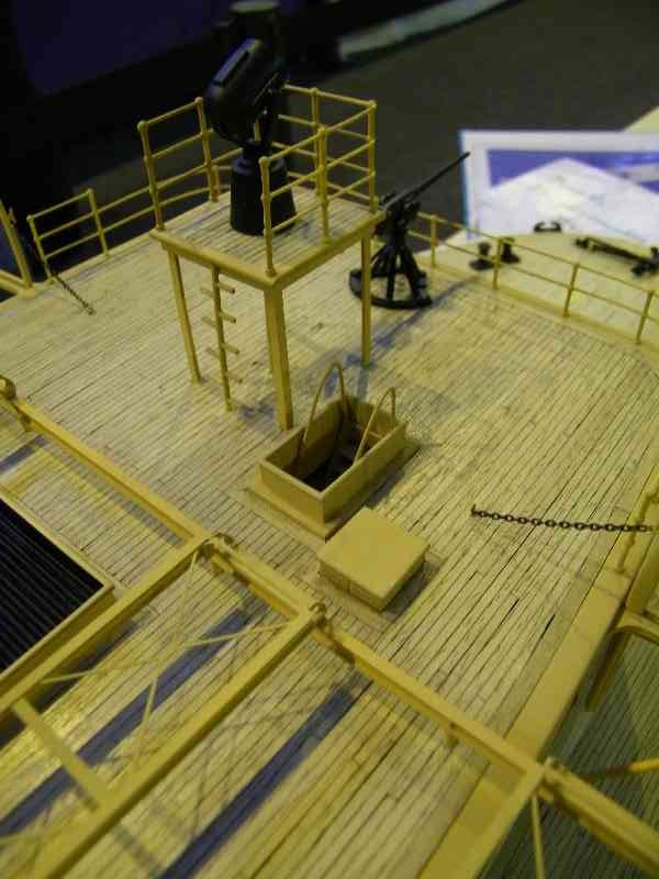 Maquette Arkansas, réalisation de modélisme naval