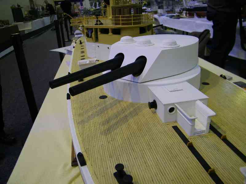 Maquette Arkansas, réalisation de modélisme naval