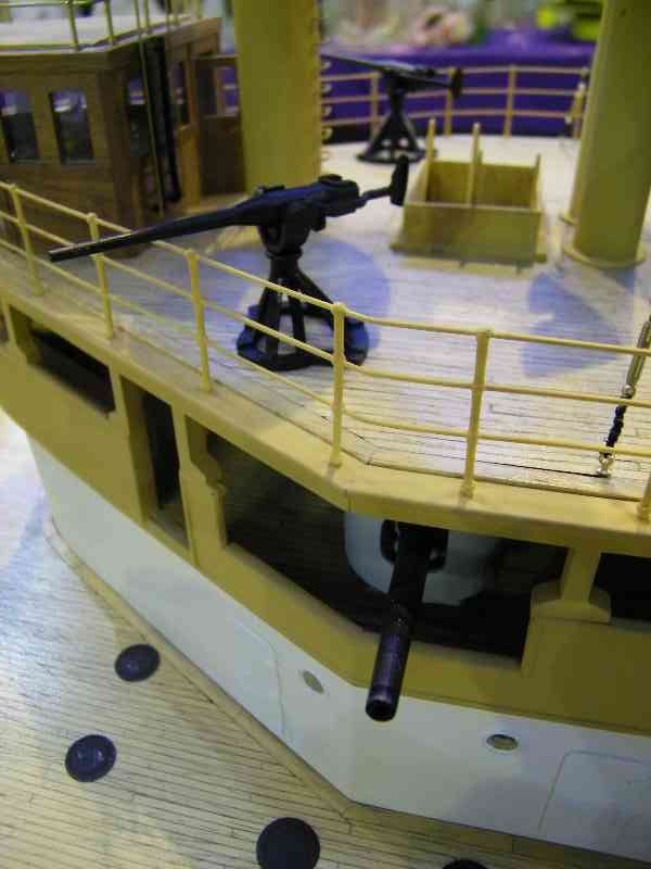 Maquette Arkansas, réalisation de modélisme naval