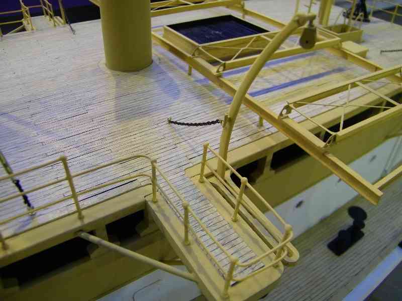 Maquette Arkansas, réalisation de modélisme naval