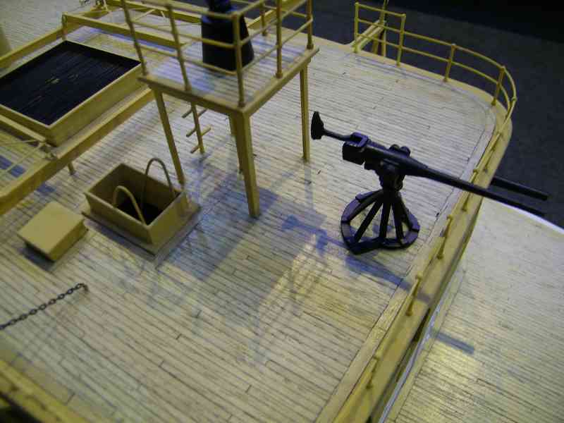 Maquette Arkansas, réalisation de modélisme naval