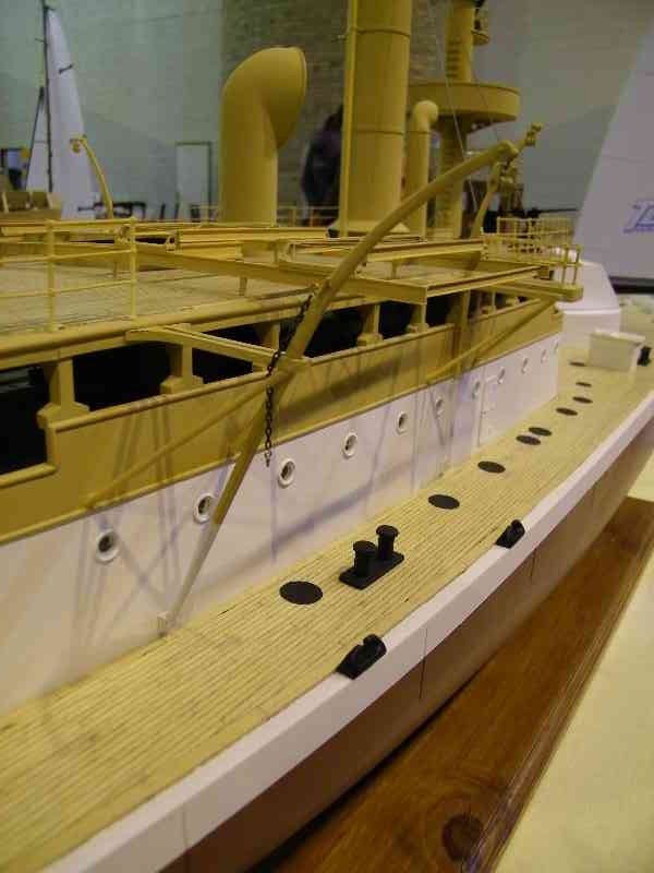 Maquette Arkansas, réalisation de modélisme naval