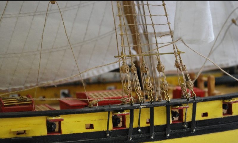 cordage du renard maquette de modélisme naval